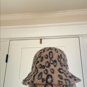 Vince Caputo leopard print bucket hat